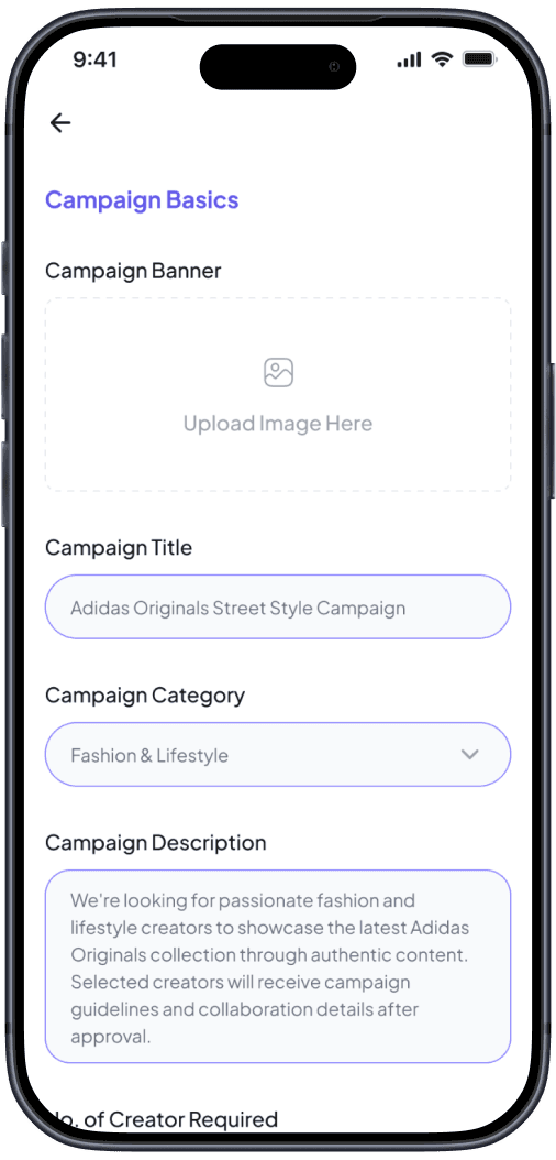 Create Campaign